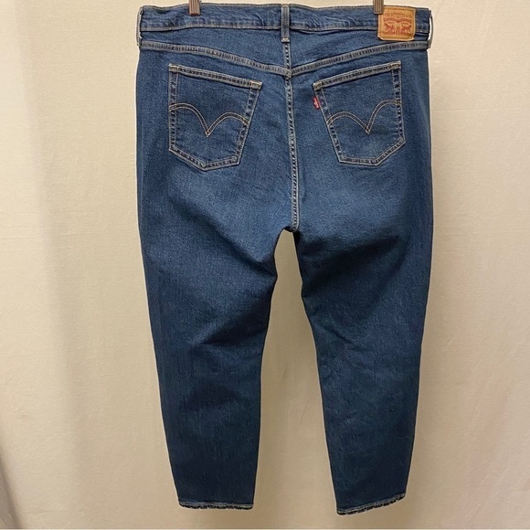 Levi’s 22W Wedgie Skinny Jeans Womens High Rise Stretch Plus Size Button Fly - Picture 13 of 14